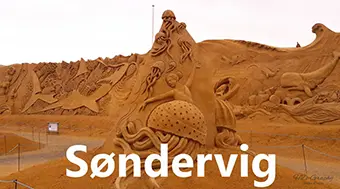 Sandskulpturen Sondervig Ringkøbing Dänemark